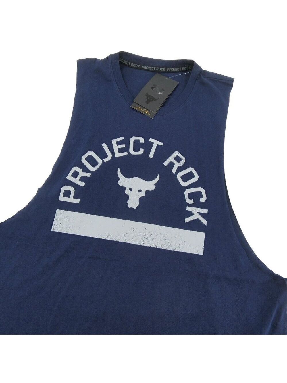 Under Armour Project Rock Payoff Bull Tank Men's Size Large NEW